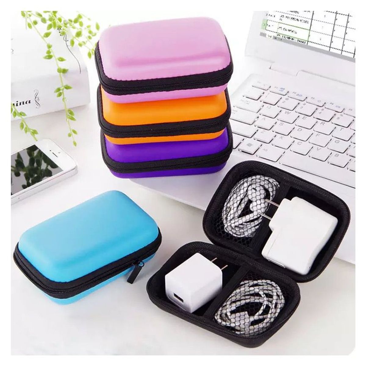 GENERICO - Estuche porta accesorios color entero