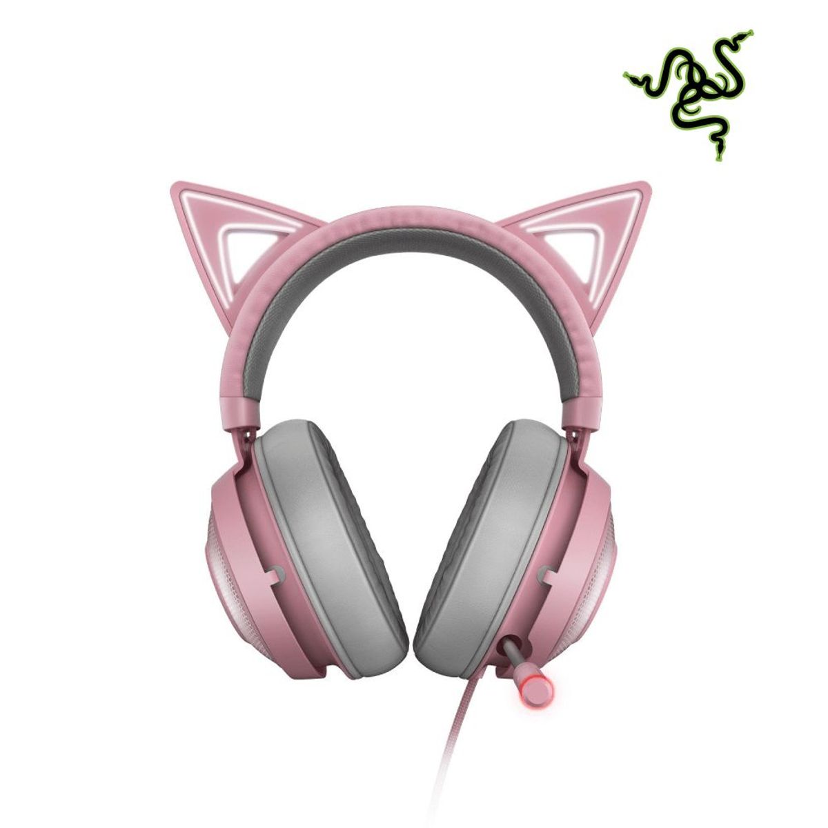 RAZER - AUDIFONO RAZER KRAKEN KITTY EDITION CHROMA USB QUARTZ