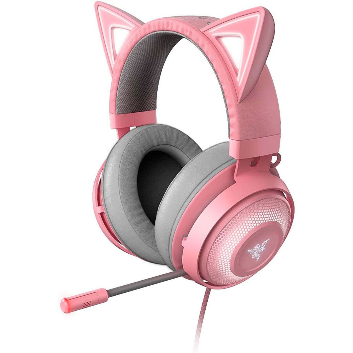 RAZER - AUDIFONO RAZER KRAKEN KITTY EDITION CHROMA USB QUARTZ