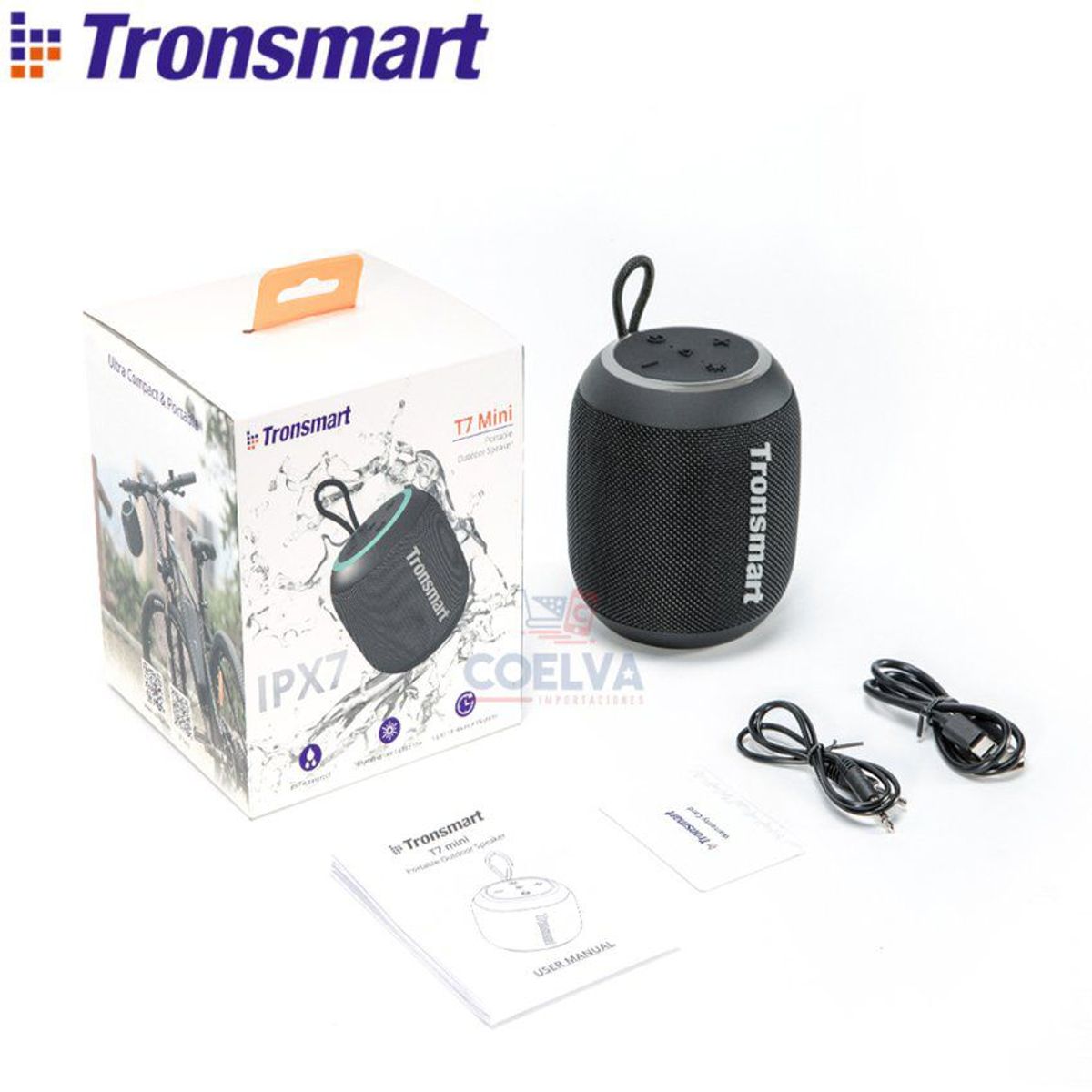 TRONSMART - Tronsmart T7 Mini 15W Parlante Portátil TWS Bluetooth 5.3