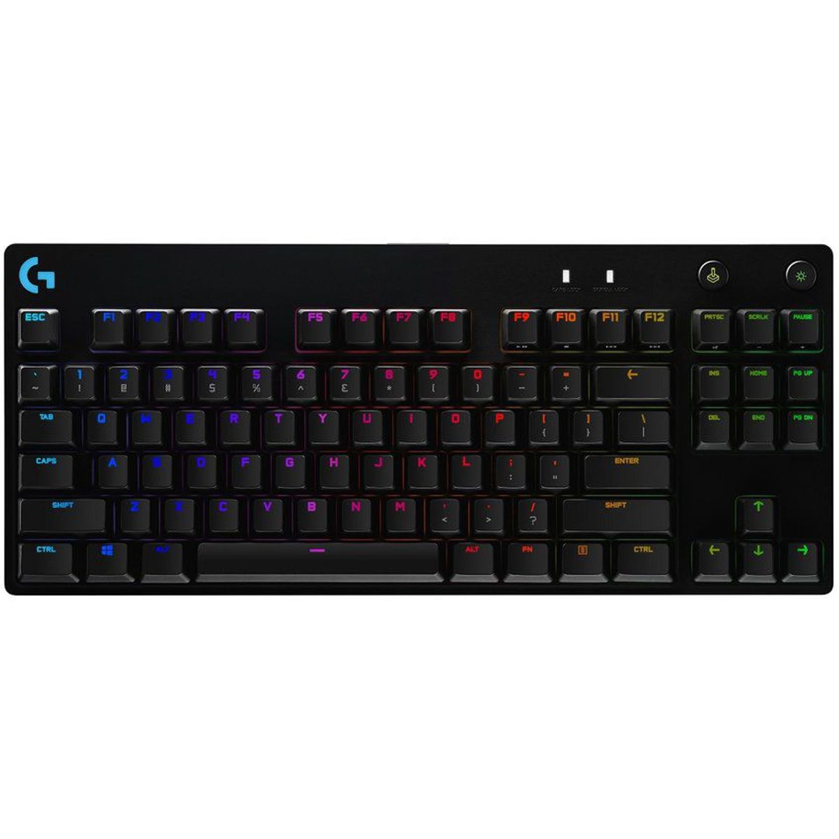 LOGITECH - Logitech - Teclado G PRO TKL GX Blue Clicky RGB Lightsync