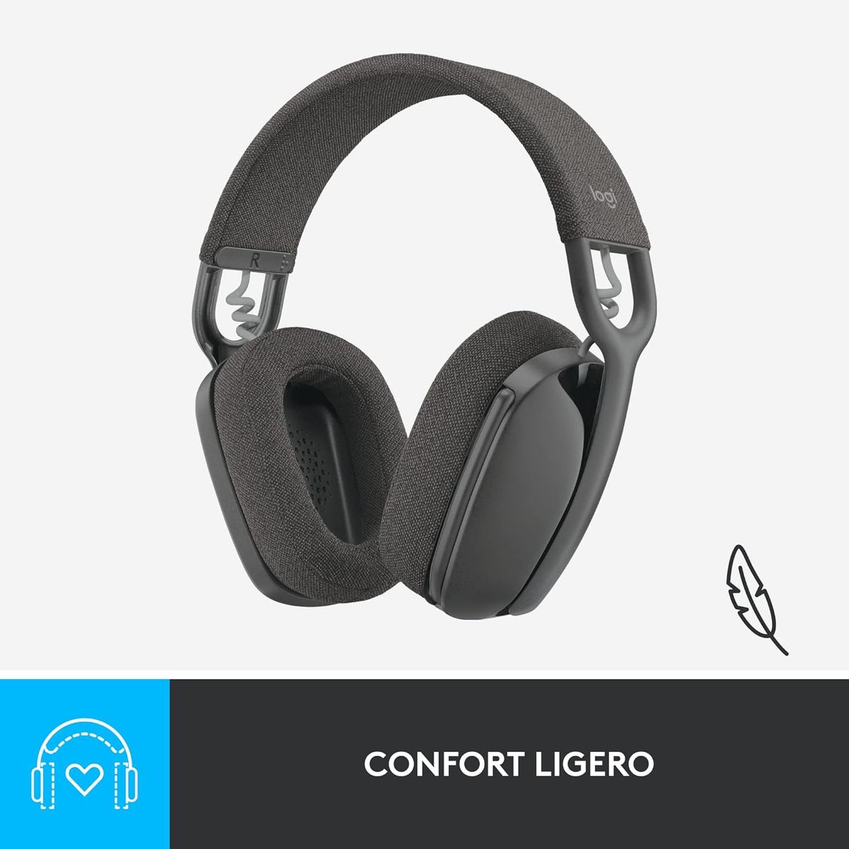 LOGITECH - Logitech - Audífono Zone Vibe 100 Bluetooth - Black