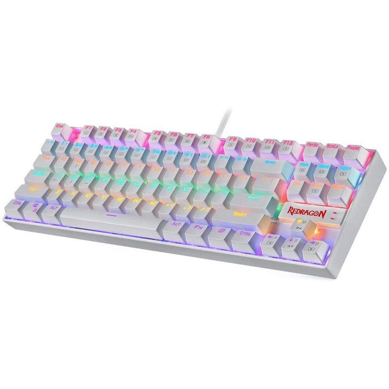 REDRAGON - Redragon - Teclado Kumara K552-KR Rainbow TKL Switch Red - White