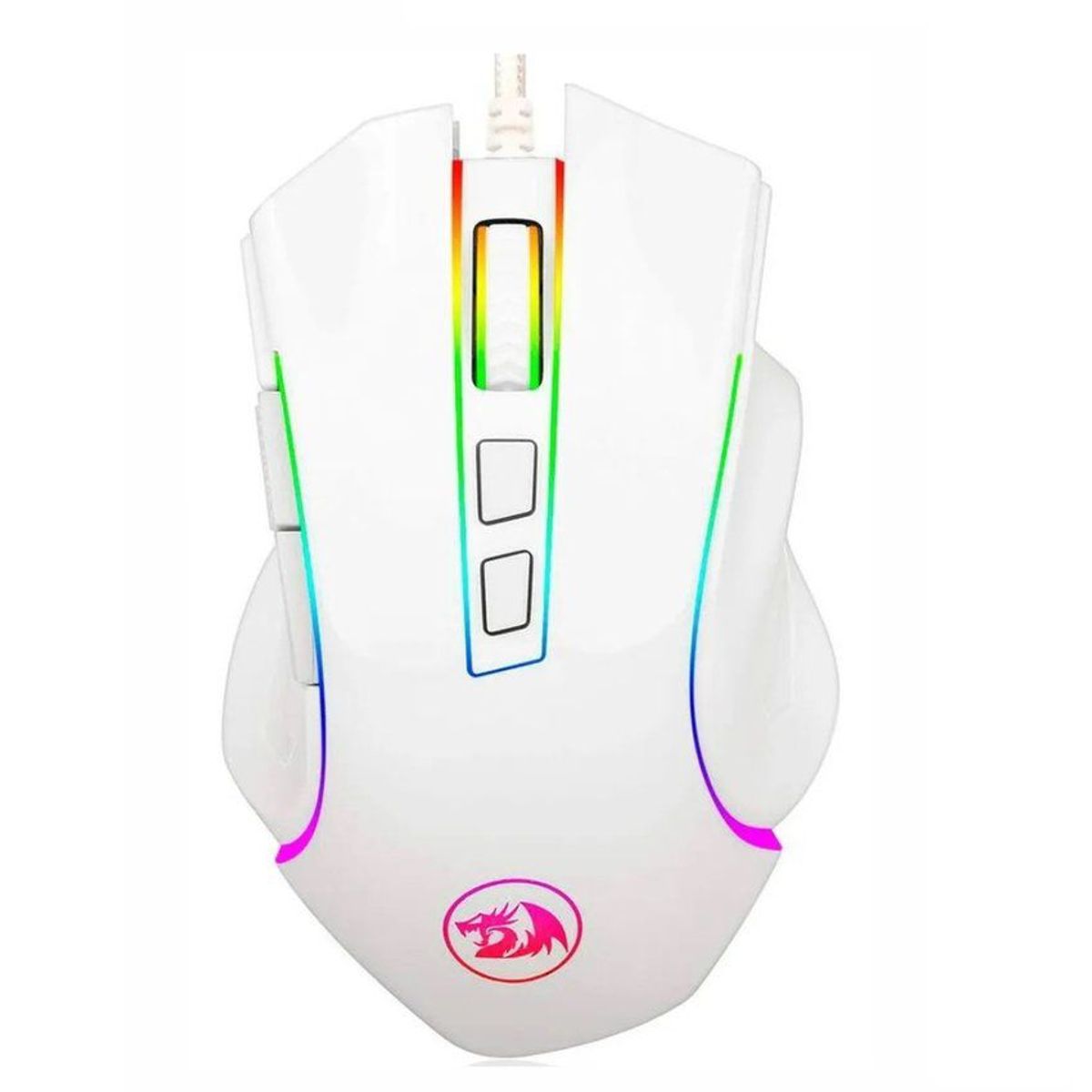REDRAGON - Redragon - Mouse Griffin M607W RGB 7 Botones Programables - White