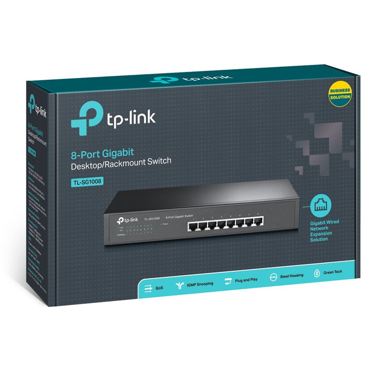 TP LINK - TP-Link - Switch TL-SG1008 de 8 Puertos Gigabit