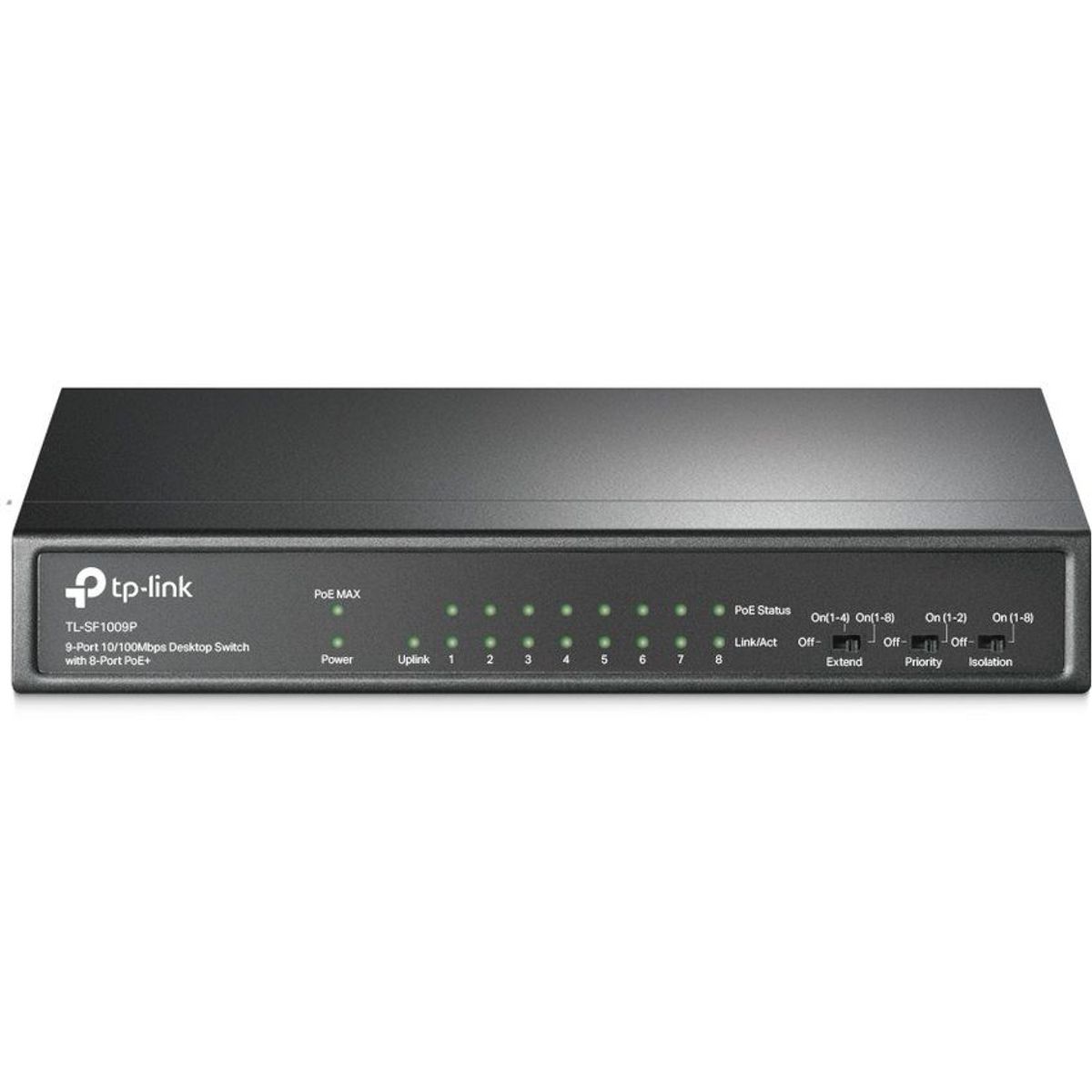 TP LINK - TP-Link - Switch TL-SF1009P 9 Puertos 10/100 Mbps 8 Puertos POE+