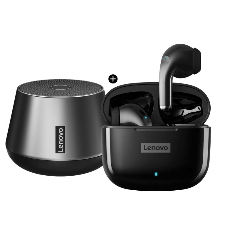 LENOVO - Audífonos bluetooth lenovo lp40 tws  parlante lenovo k3