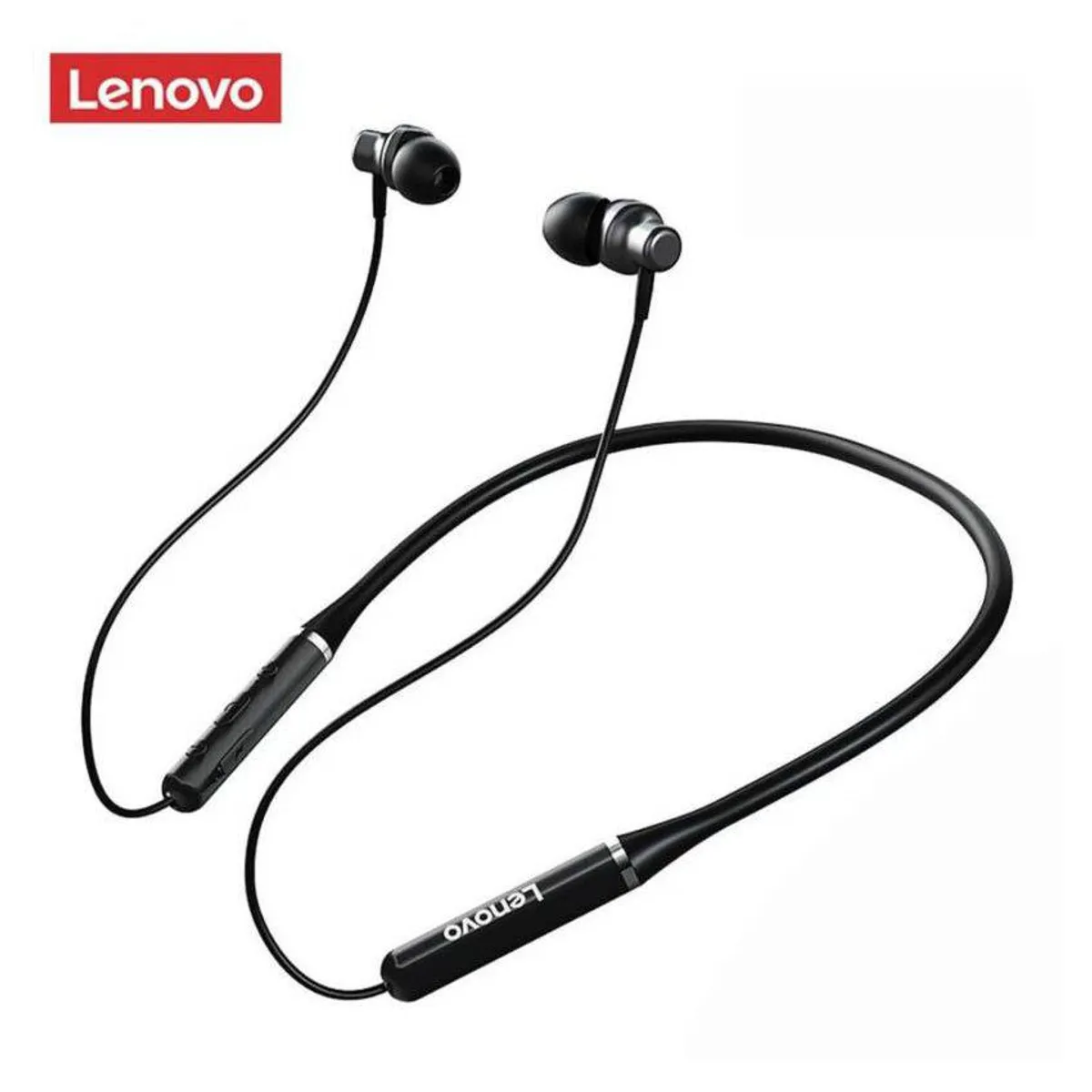 LENOVO - Audifonos bluetooth lenovo he05 negro