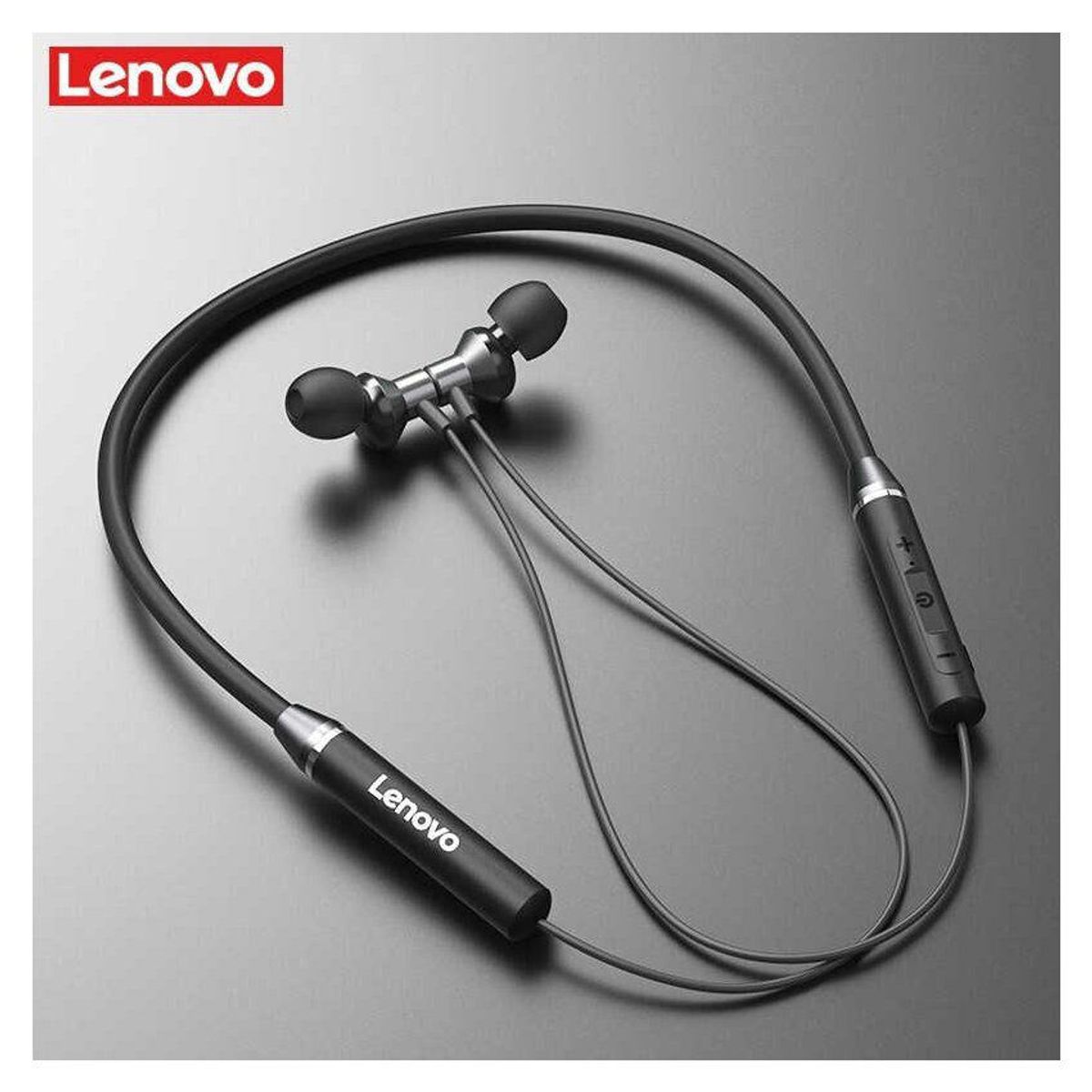 LENOVO - Audifonos bluetooth lenovo he05 negro