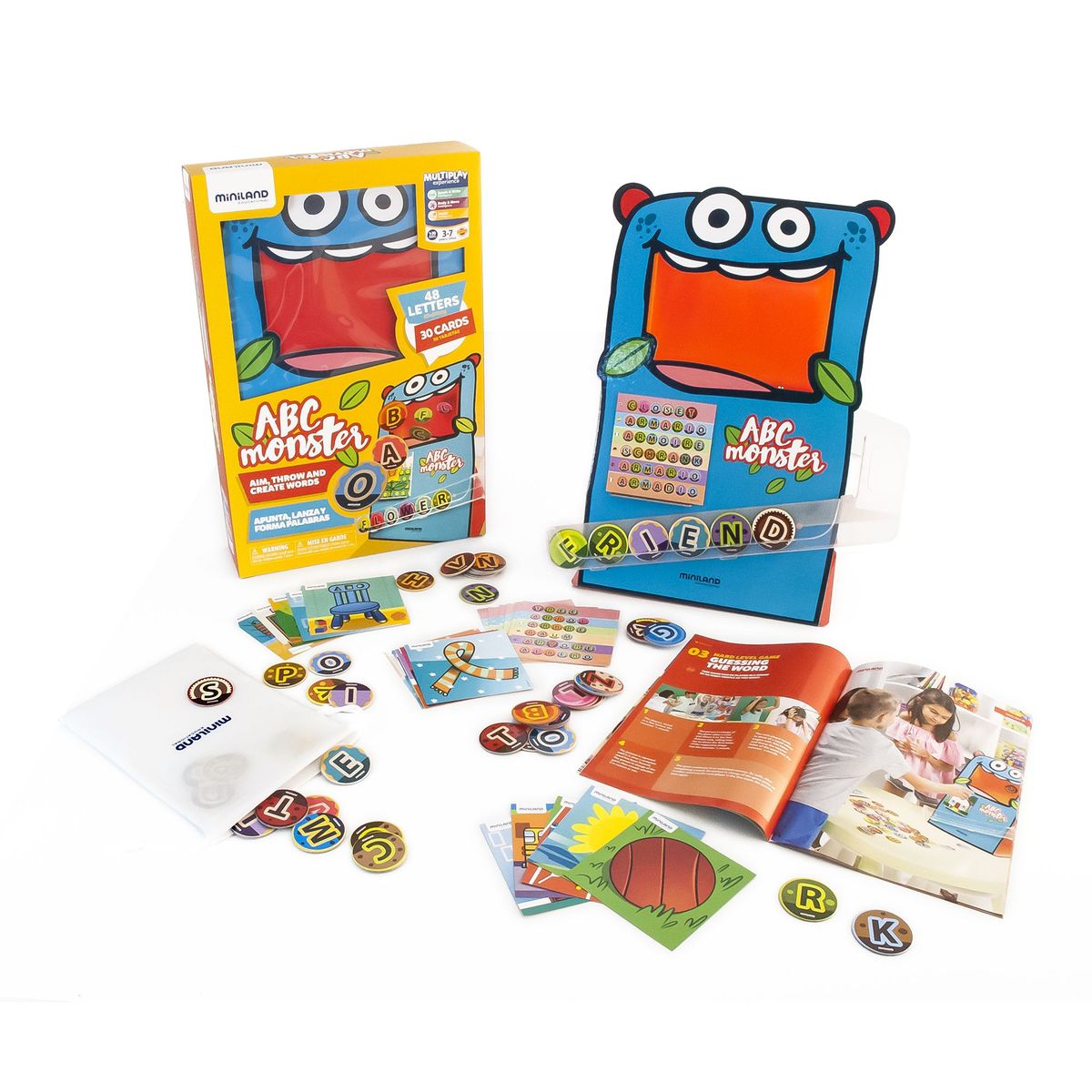 MINILAND - ABC MONSTER MINILAND JUEGO PARA FORMAR PALABRAS