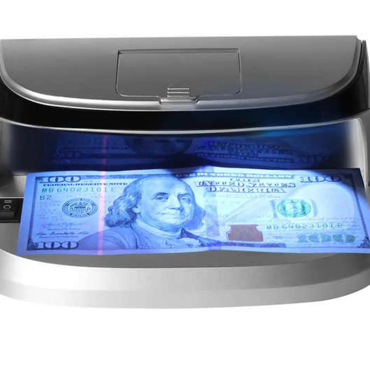 OEM - Detector Recargable de Billetes Verdaderos UV Luz Blanca Lupa