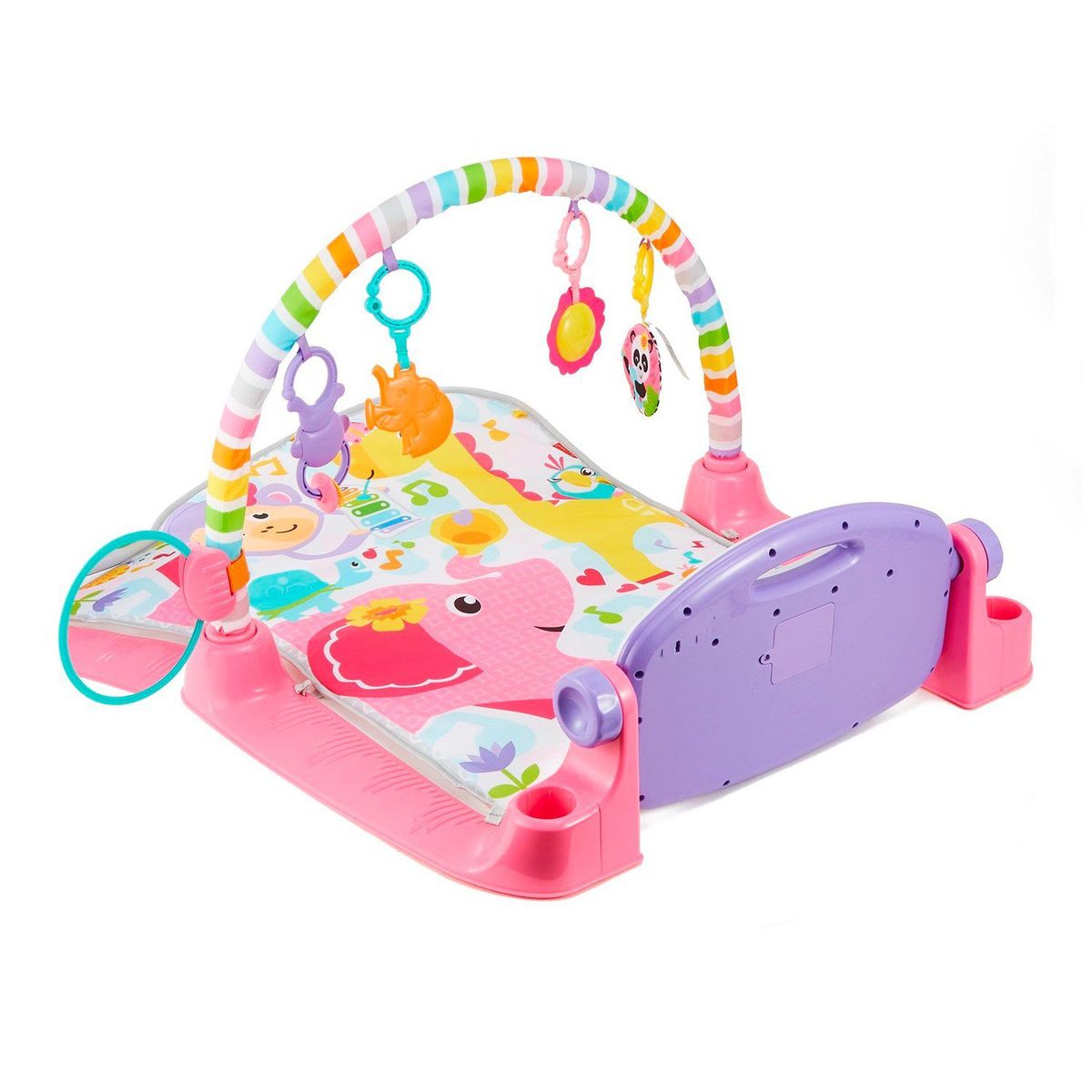 FISHER PRICE - Fisher Price Gimnasio Deluxe Piano Pataditas Rosa