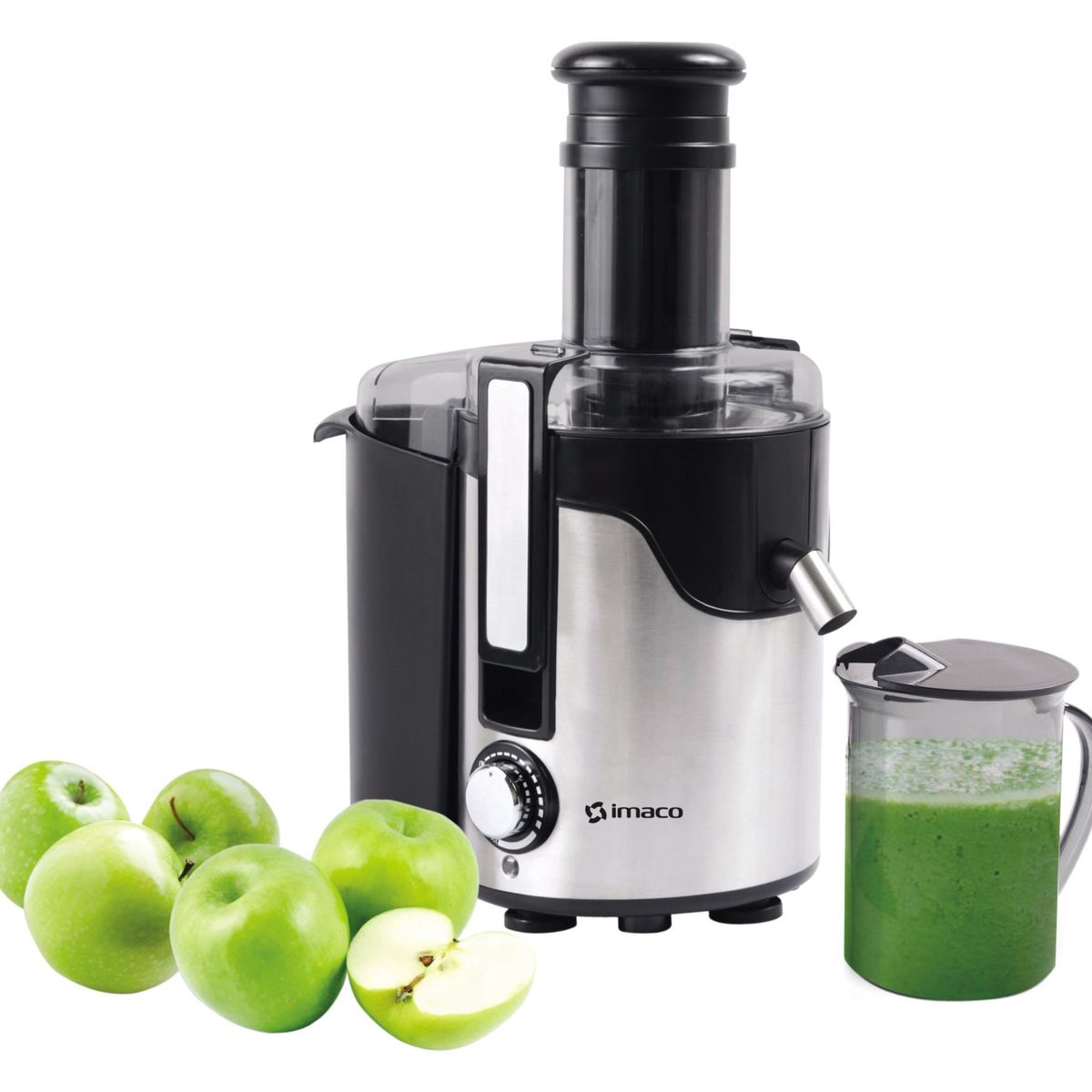 IMACO - Extractor de jugos 850w acero JE850FC Imaco - Gris