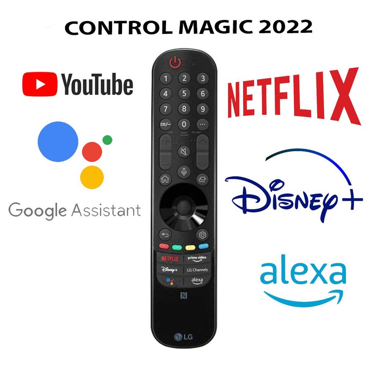 LG - Control Magic LG 2022 MR22GN NEGRO