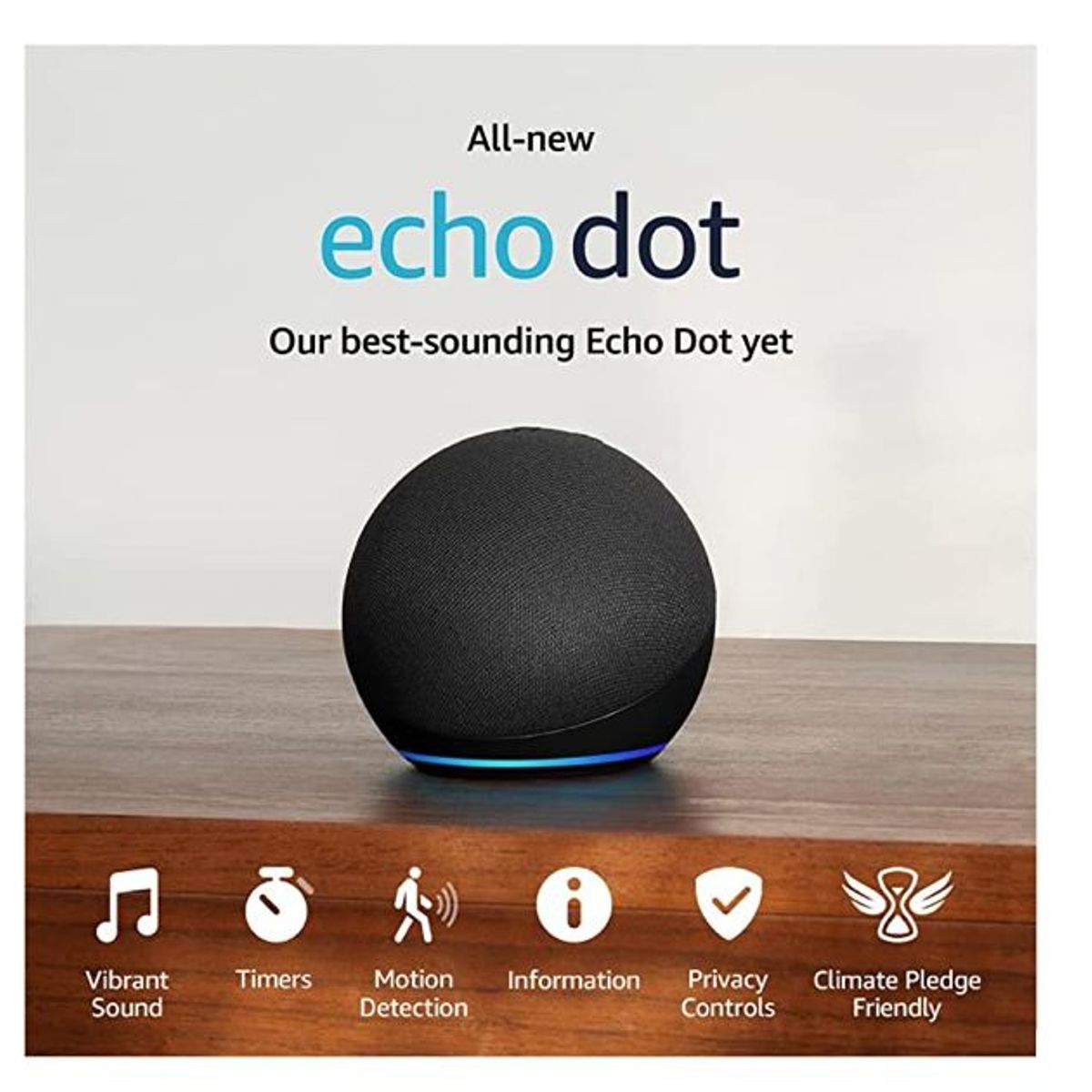 AMAZON - Echo Dot 5.ª generación, modelo de 2022 – Con Alexa NEGRO