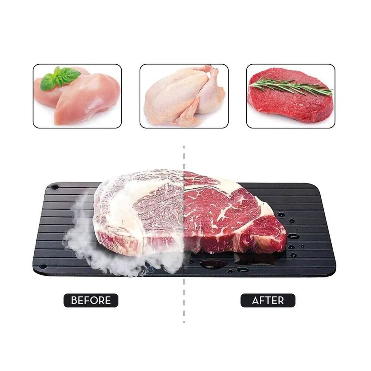 MEGIMPERU - Tabla de Descongelación Rápida Versión Grande