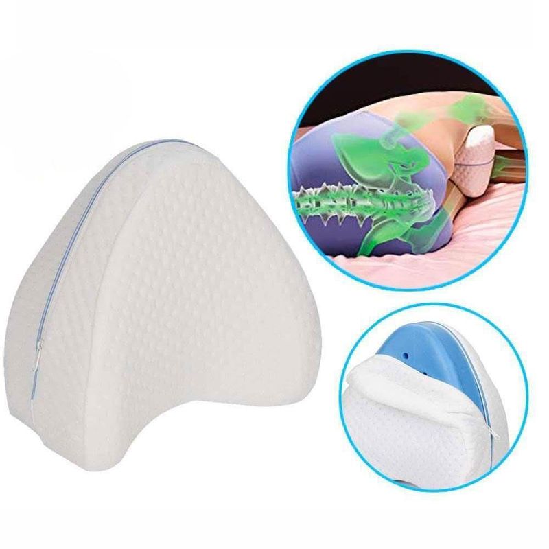 MEGIMPERU - Almohada Ortopedica Viscoelástica de Apoyo para las Piernas y Rodillas