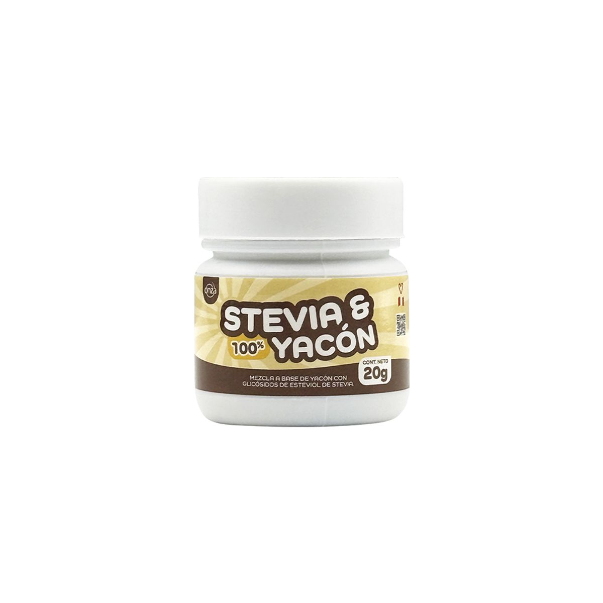 ONZA - Stevia con Yacón en polvo Onza pote 20g