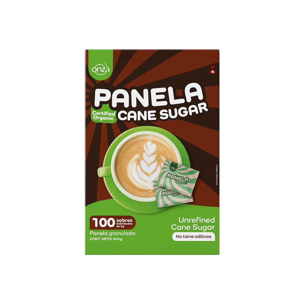 ONZA - Panela orgánica Onza caja x 100 sobres