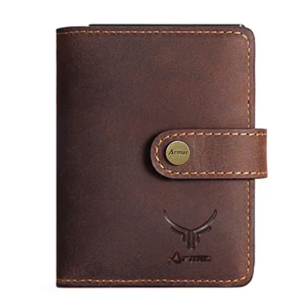 ARMUZ - Billetera de cuero genuino con RFId Unisex