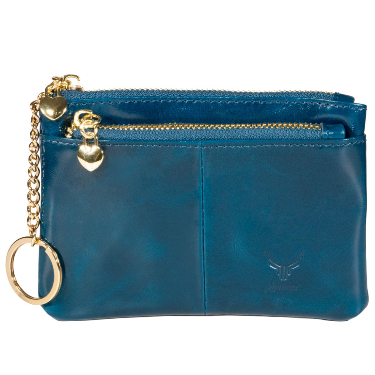 ARMUZ - Monedero de cuero genuino.  Love 2039 Mujer