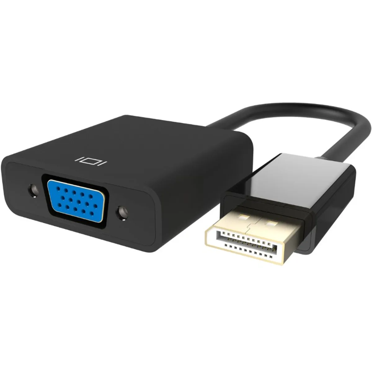 RAMKO - Adaptador displayport macho a vga hembra