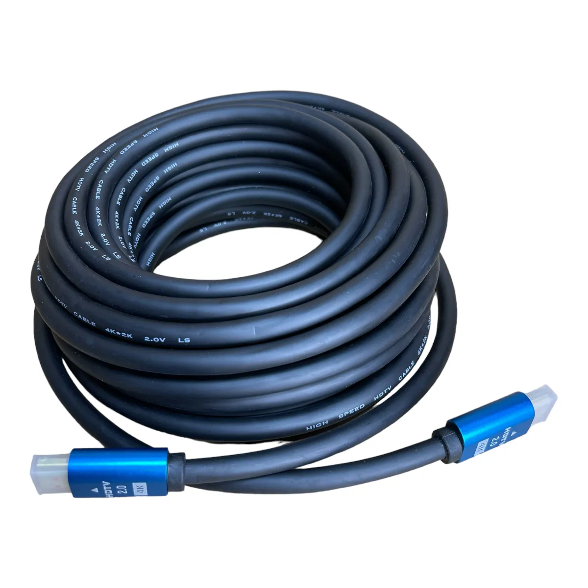 RAMKO - Cable hdmi versión 2.0 negro 4k fullhd alta velocidad 10 Metros