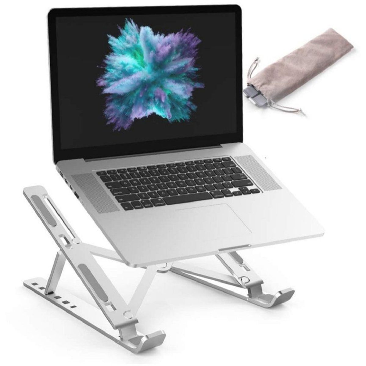 IDOCK - Idock - soporte de aluminio para laptop flex i20 plegable