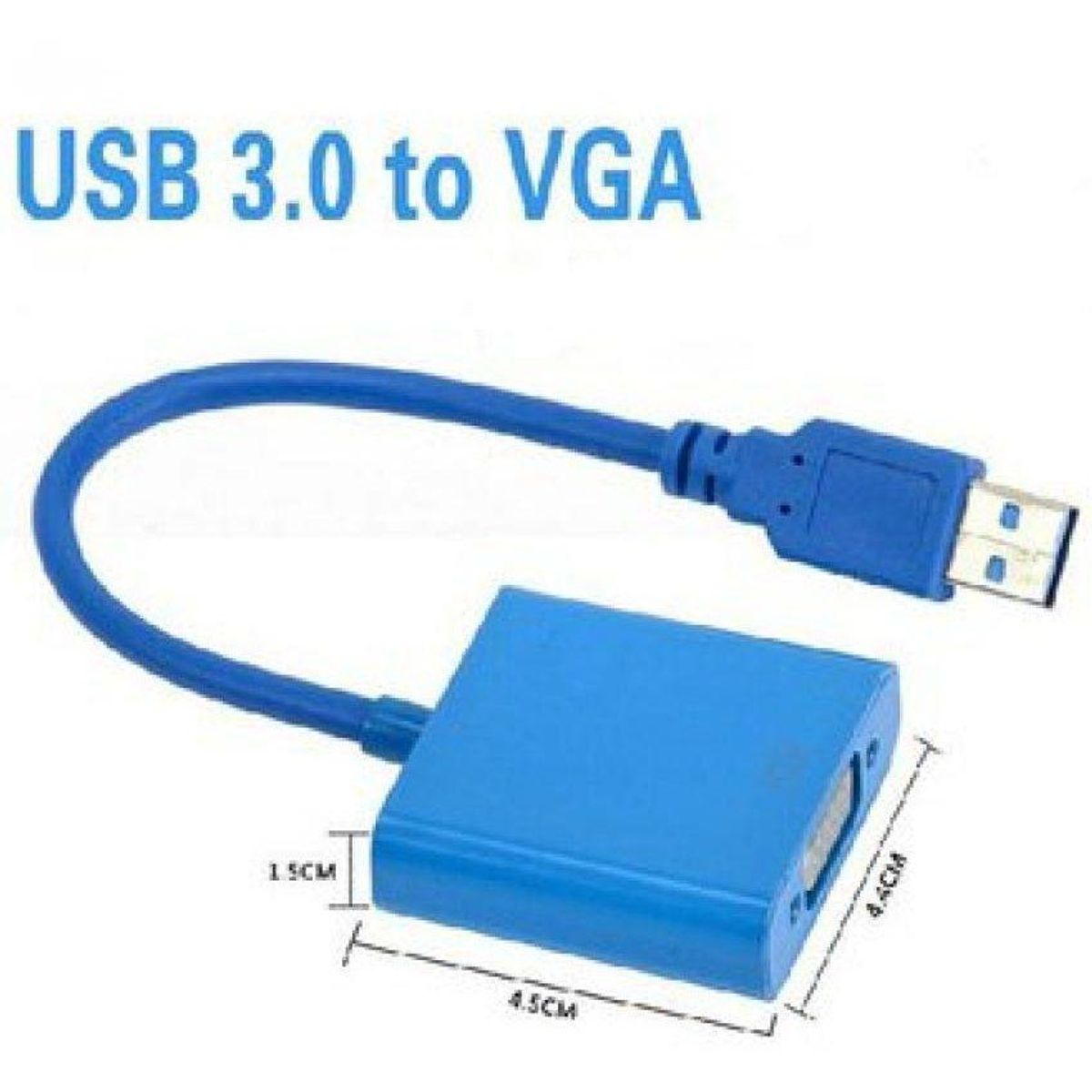 GENERICO - Adaptador  usb 3.0 a vga