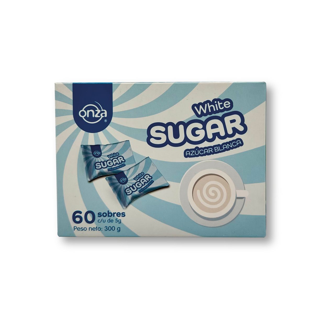 ONZA - Azúcar blanca Onza caja x 60 sobres