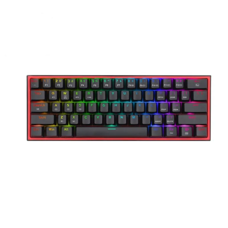 REDRAGON - TECLADO MECÁNICO REDRAGON FIZZ PRO WIRELESS K616-RGB BLACK