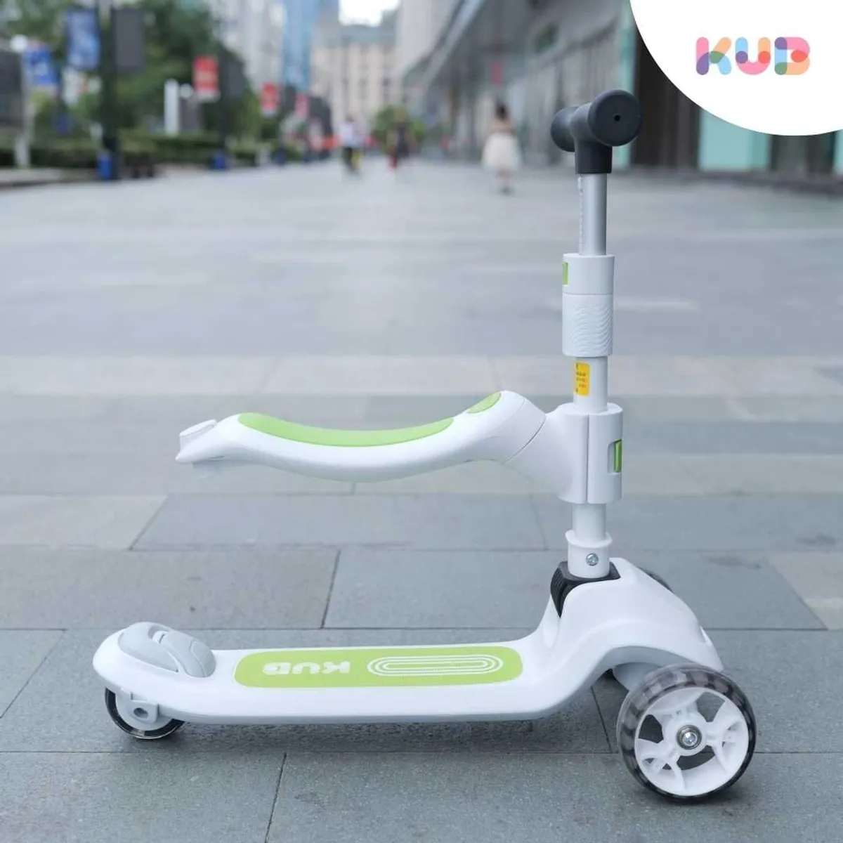 KUB - Scooter de niño con asiento plegable reforzado KUB