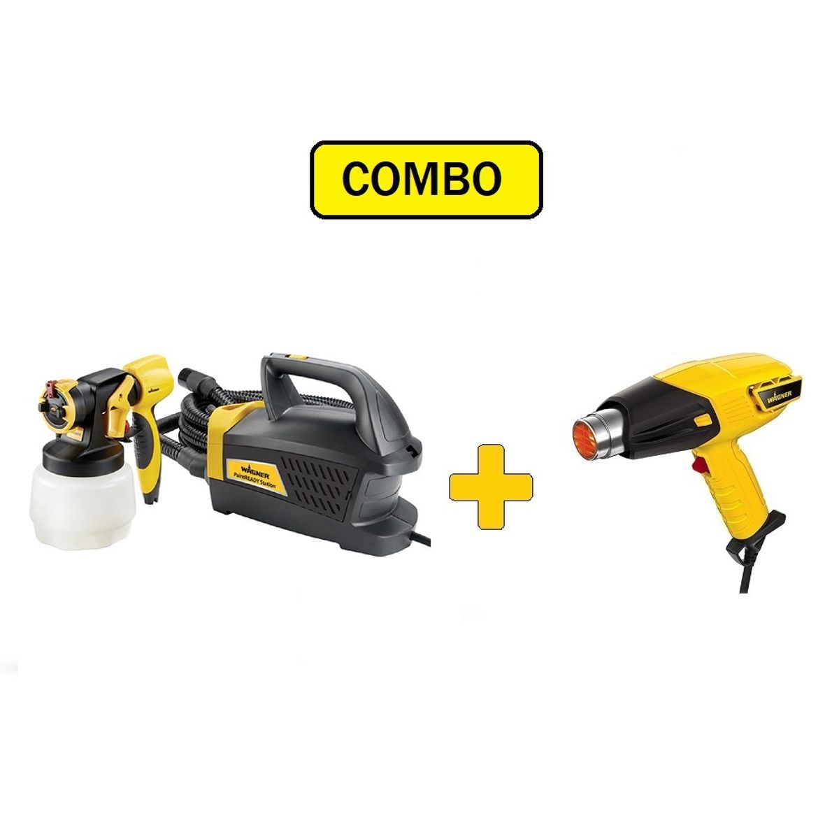 WAGNER - Combo Pistola para Pintar PR STATION + Pistola de Calor FURNO 300
