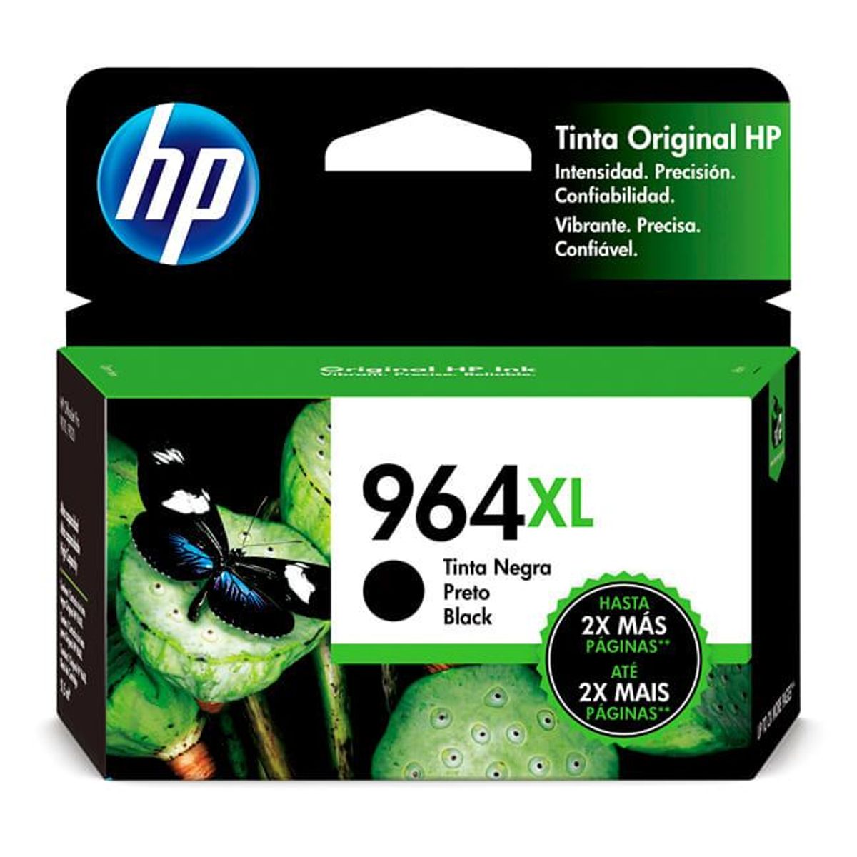 HP - TINTA HP 3JA57AL (964XL) NEGRO (9010/9020) 2,000 PGS