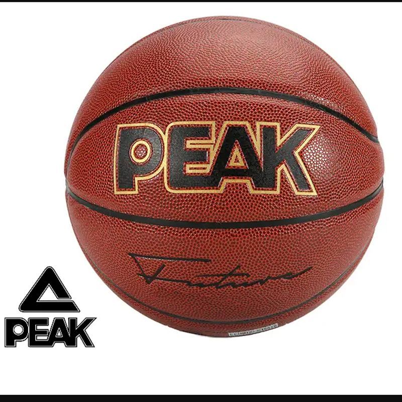 PEAK - BALON DE BASKET N° 7 DE CUERO PROFESIONAL INDOOR -OUTDOOR