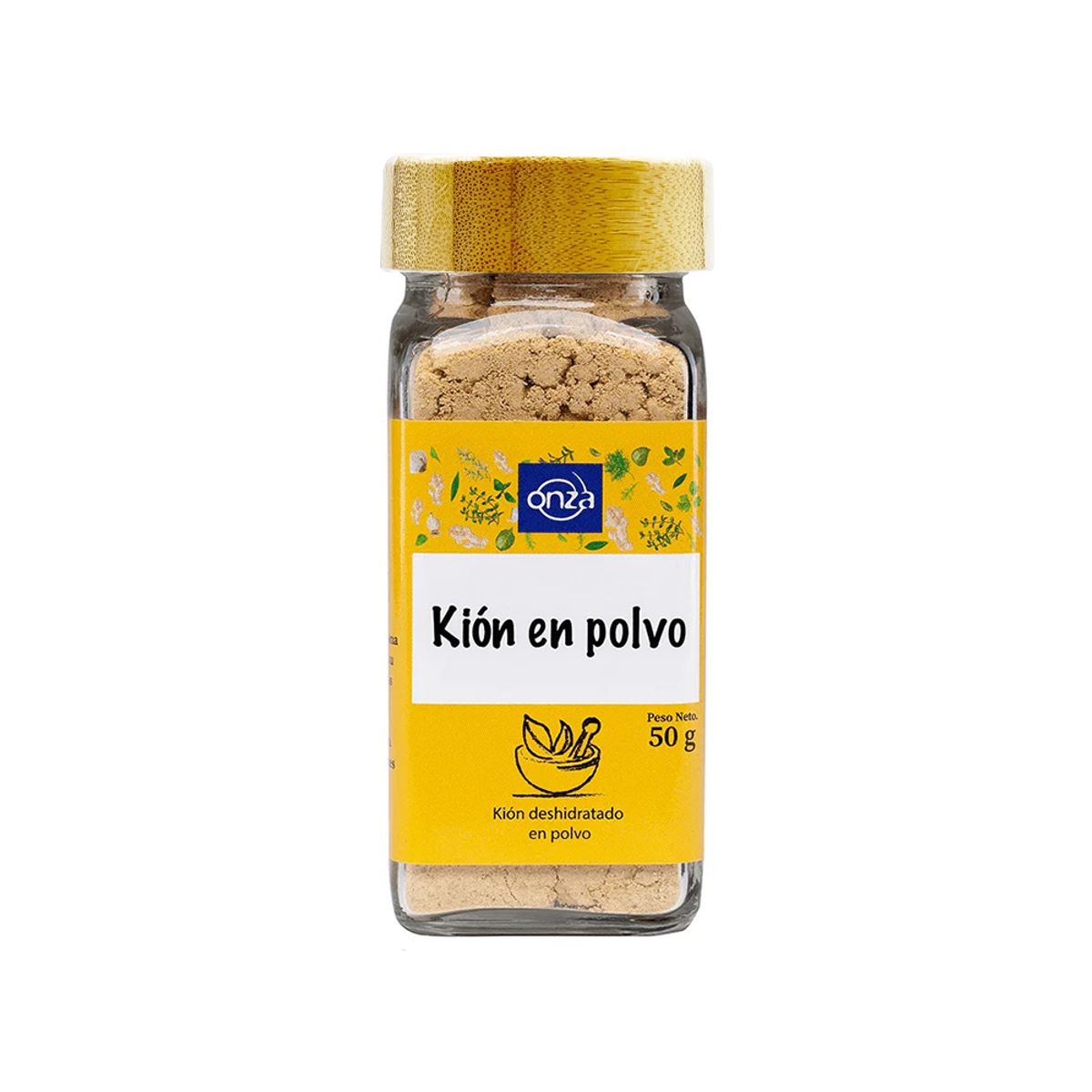 ONZA - Kion en polvo Onza pote vidrio 50g