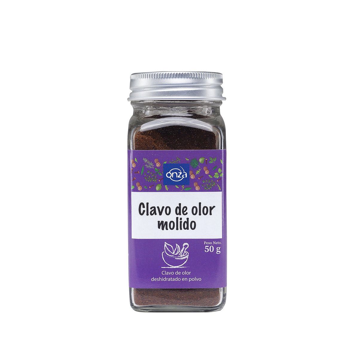 ONZA - Clavo de olor molido Onza pote vidrio 50g