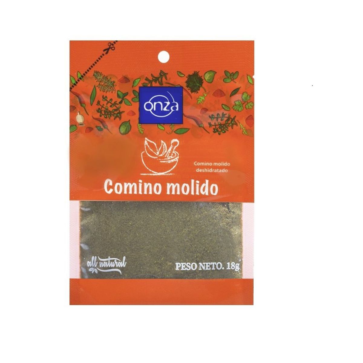 ONZA - Comino molido Onza sobre 18g