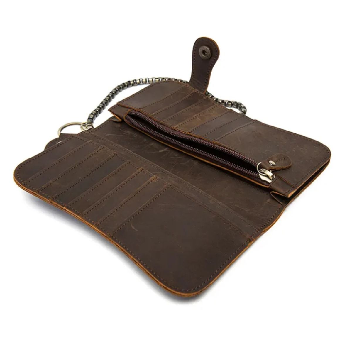 ARMUZ - Billetera de Cuero Vacuno de Alta Gama RFID 8810 RFID