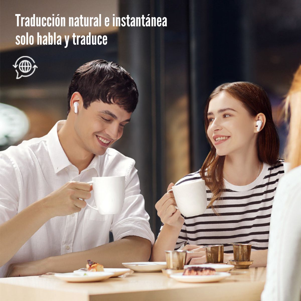 TIMEKETTLE - Timekettle - Auriculares de Traducción M3 en Tiempo Real - blanco