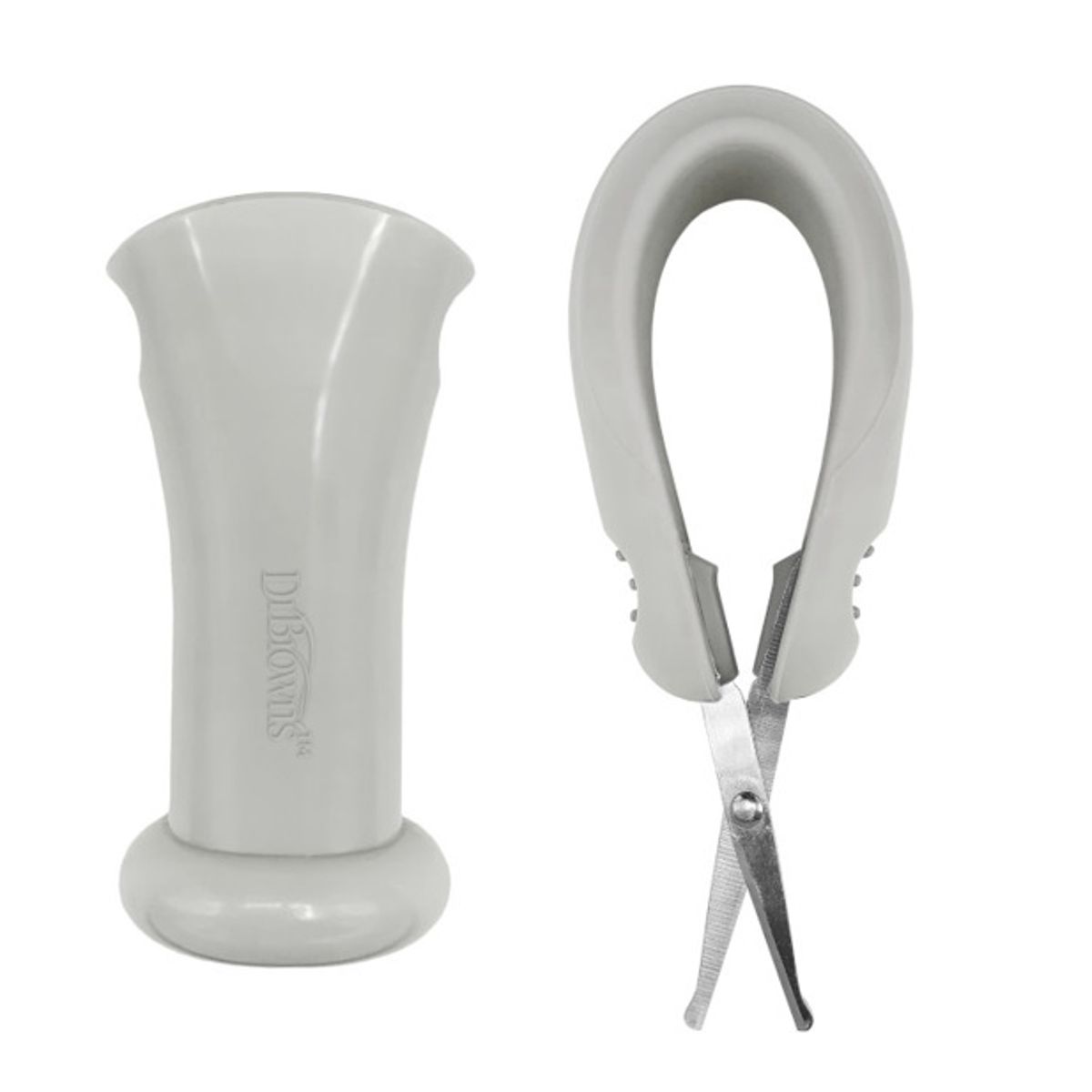 DR BROWNS - Corta uñas de bebe con mango seguro