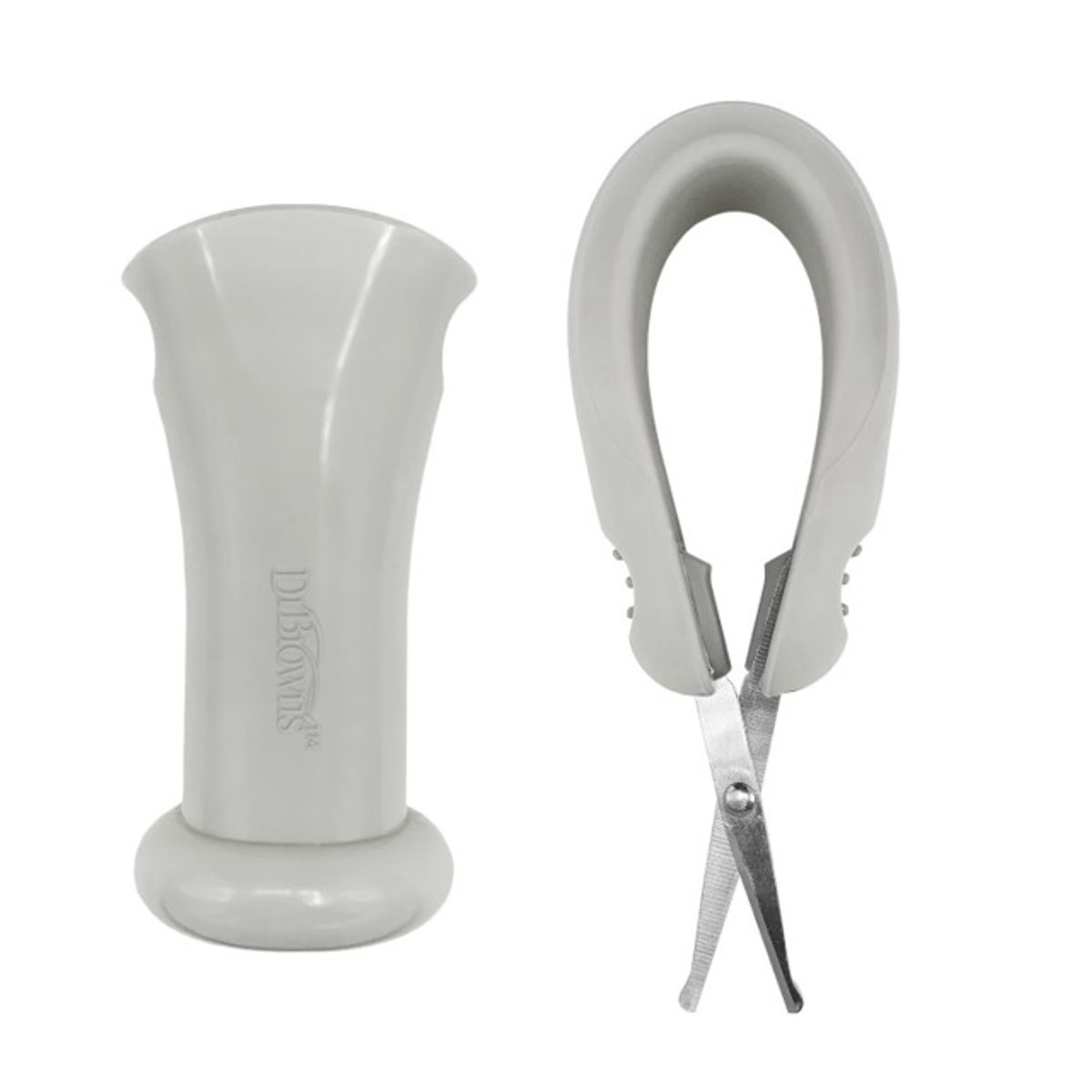 DR BROWNS - Corta uñas de bebe con mango seguro