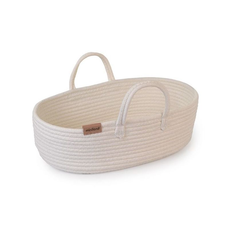 MINILAND - CESTO PORTABEBES ALGODON MINILAND DOLLS 38CM