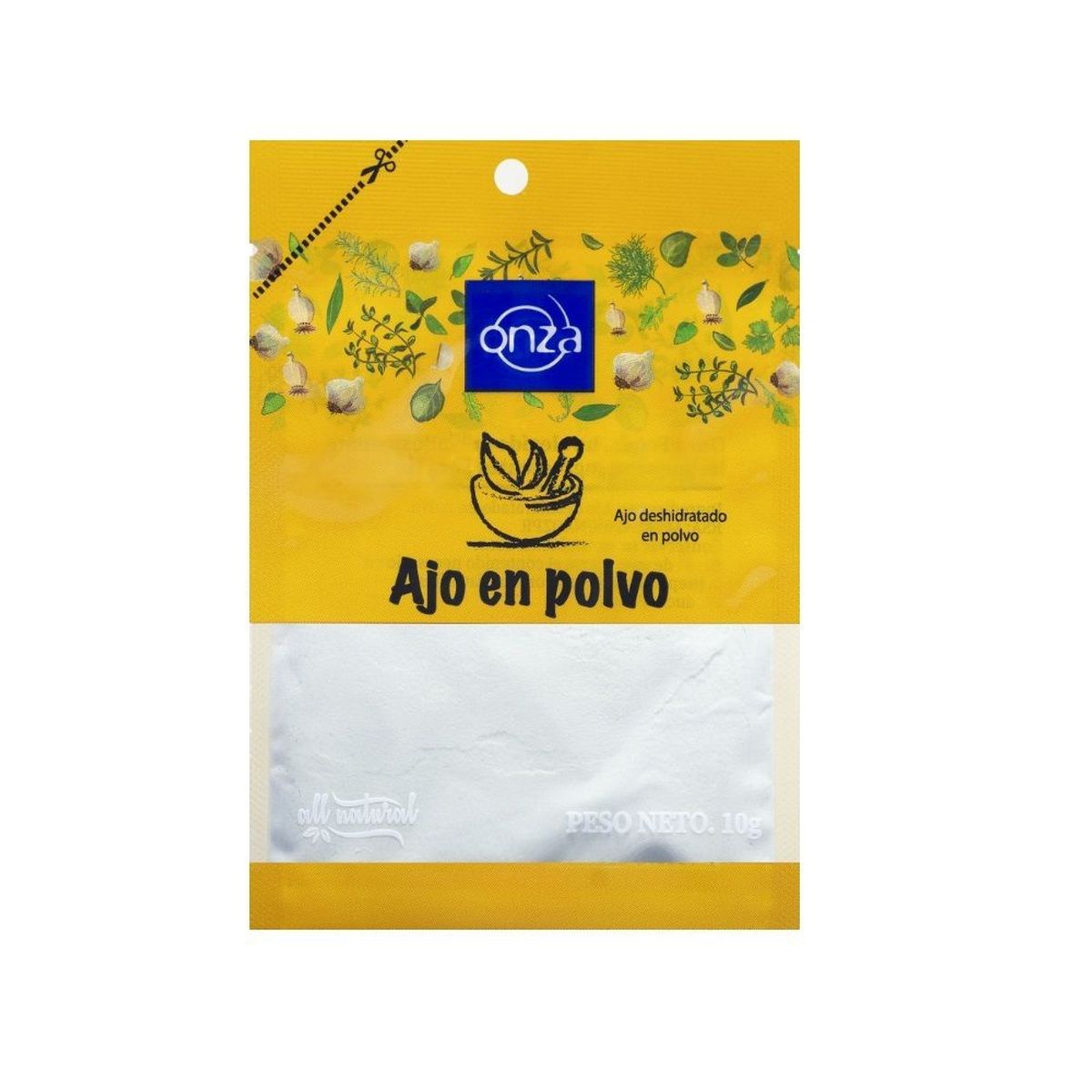 ONZA - Ajo en polvo Onza sobre 10g