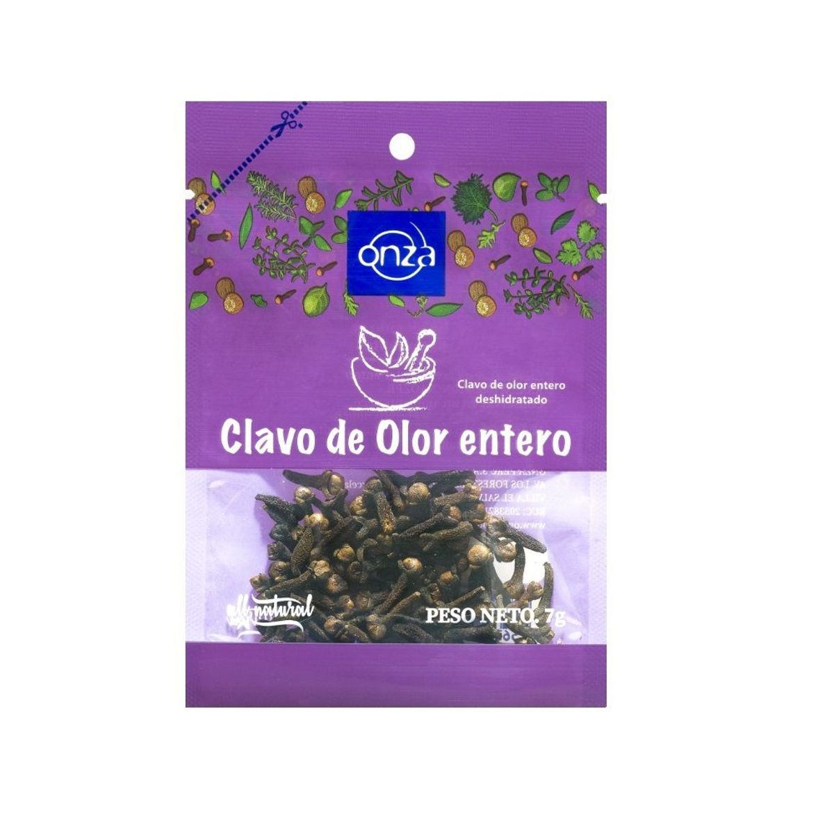 ONZA - Clavo de olor entero Onza sobre 7g