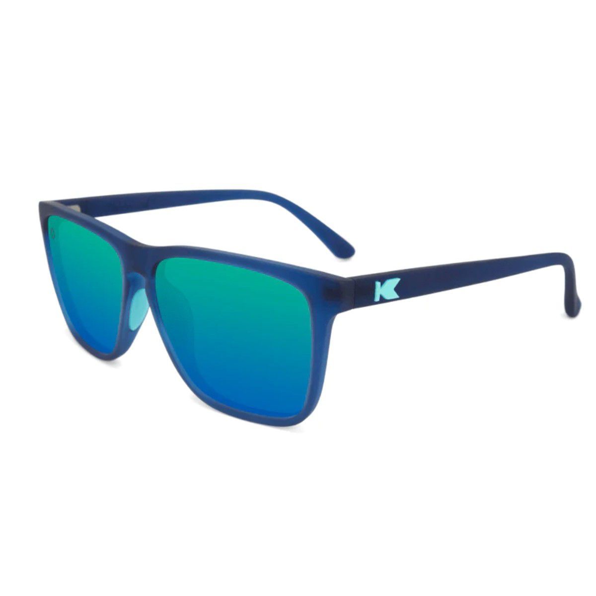 KNOCKAROUND - Lentes de Sol Knockaround Rubberized Navy  Mint Fast Lanes Sport