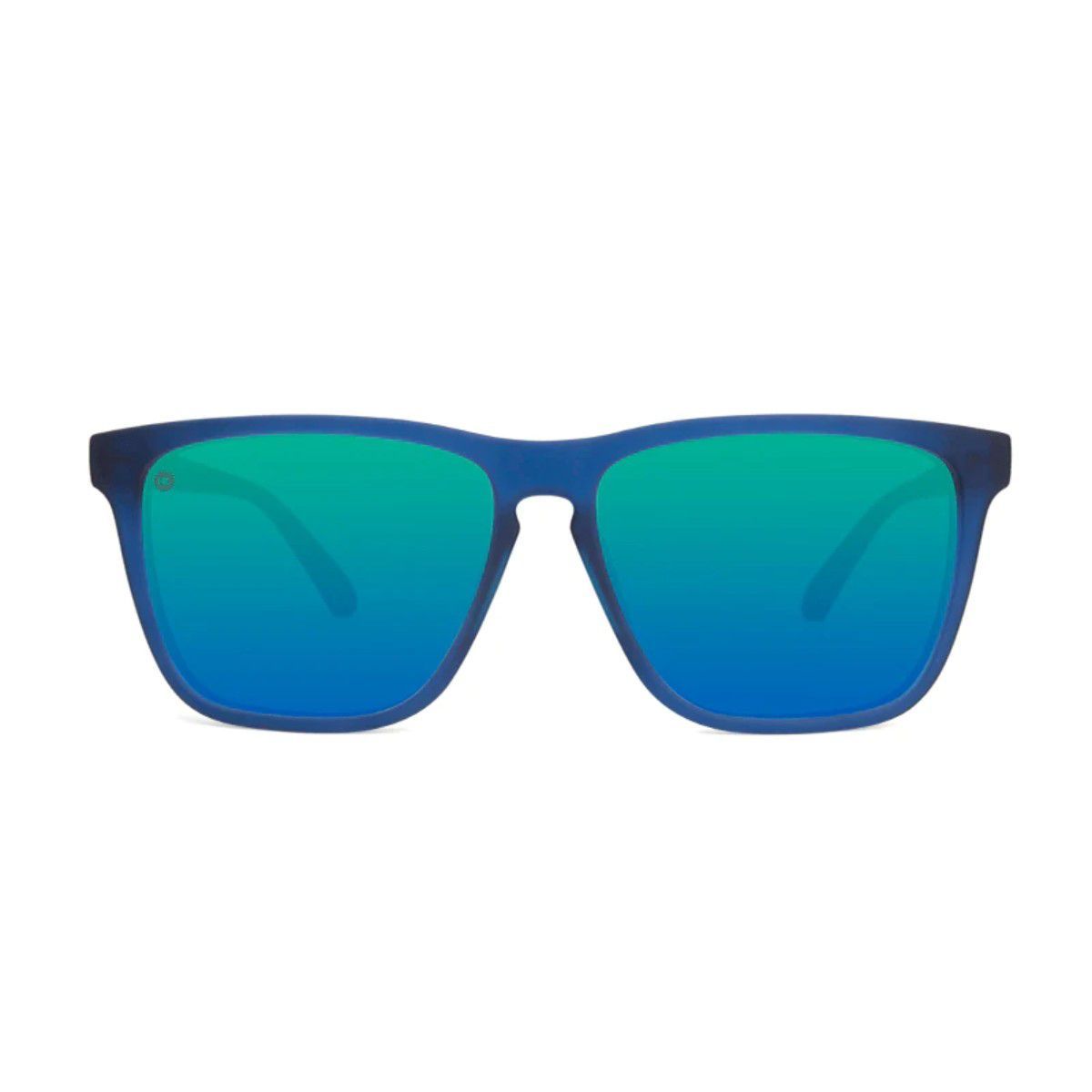 KNOCKAROUND - Lentes de Sol Knockaround Rubberized Navy  Mint Fast Lanes Sport