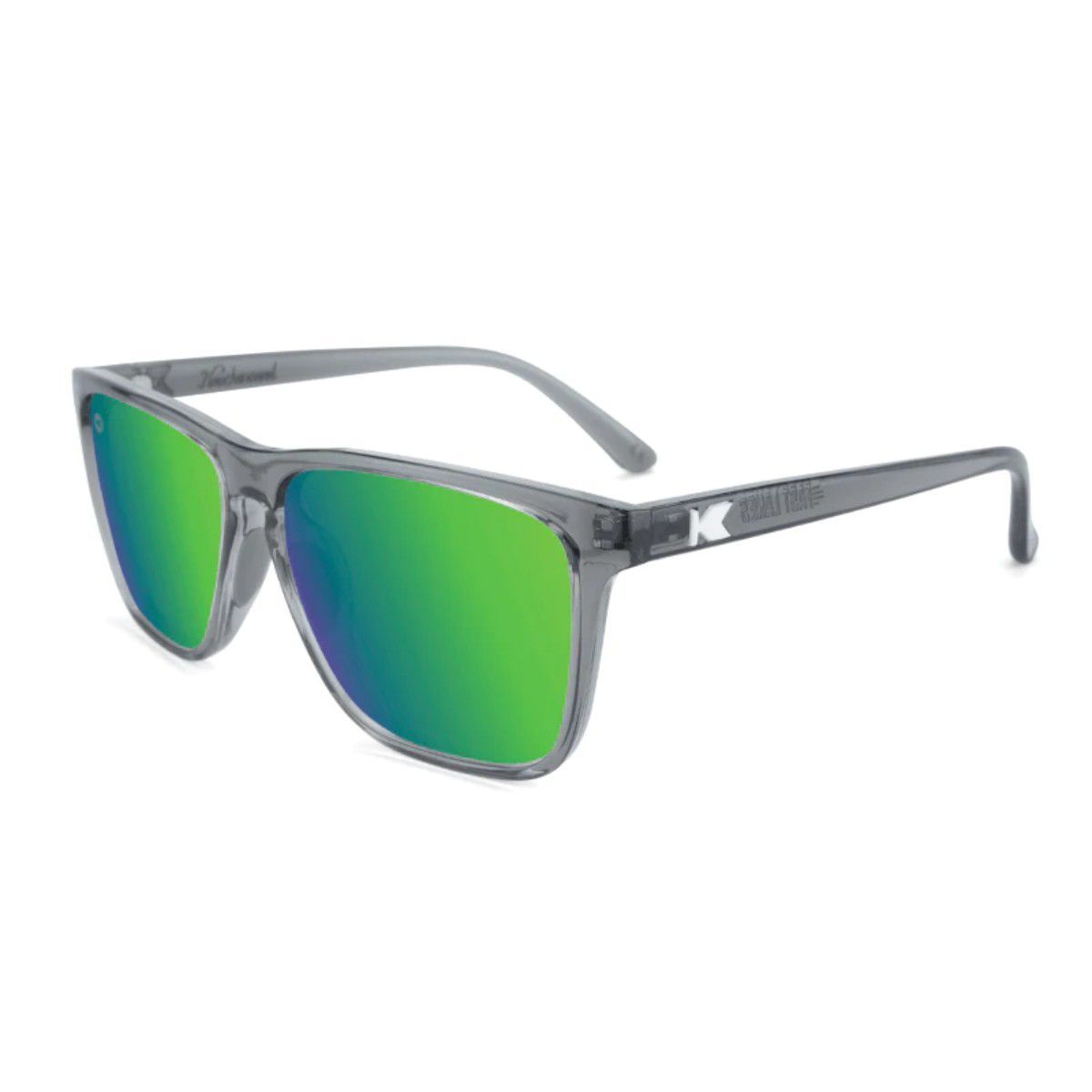 KNOCKAROUND - Lentes de Sol Knockaround Clear Grey  Green Moonshine Fast Lanes Sport