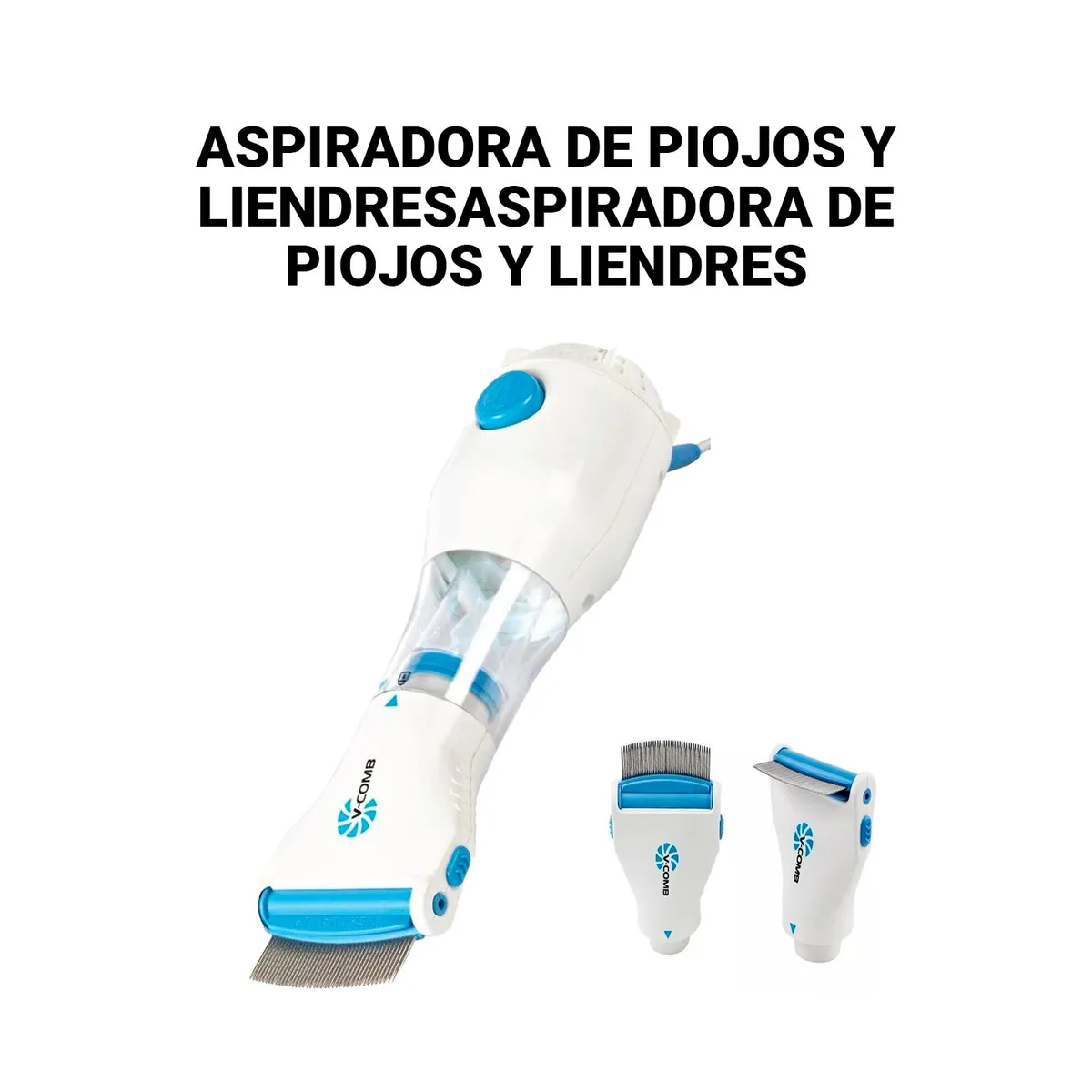 GENERICO - Aspiradora De Piojos Y Liendres