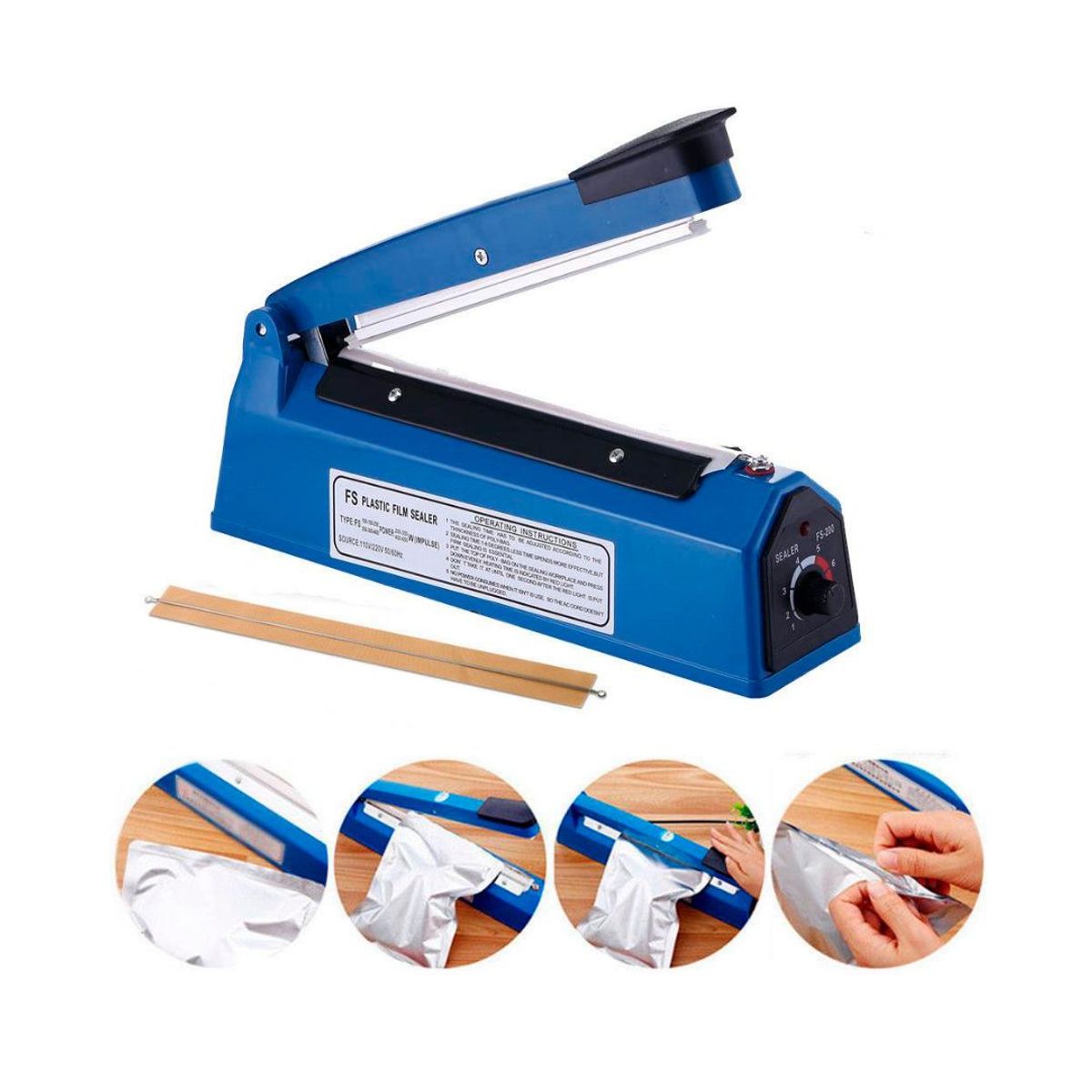 GENERICO - Selladora Industrial De Bolsas 30 Cm Manual